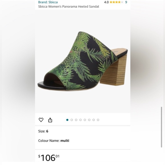 Tropical Mules NEW size 7 - Picture 5 of 5